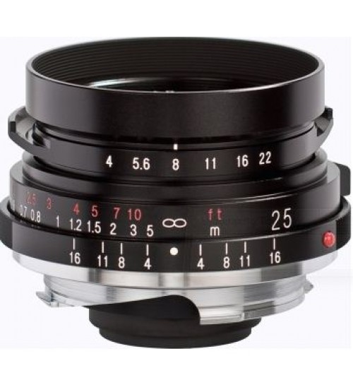 Voigtlander For Leica M 25mm f/4 P Pancake Lens